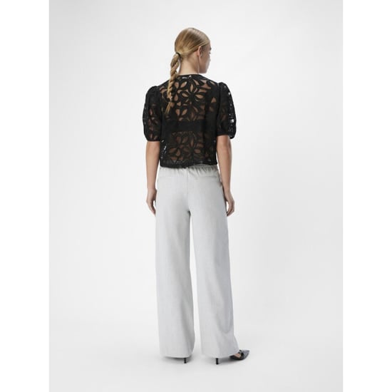 Object objlisa wide pant noos 23037921 light grey melange - Image 5