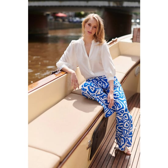 Smashed Lemon 25004 wijde broek met te abstracte print | - Image 4