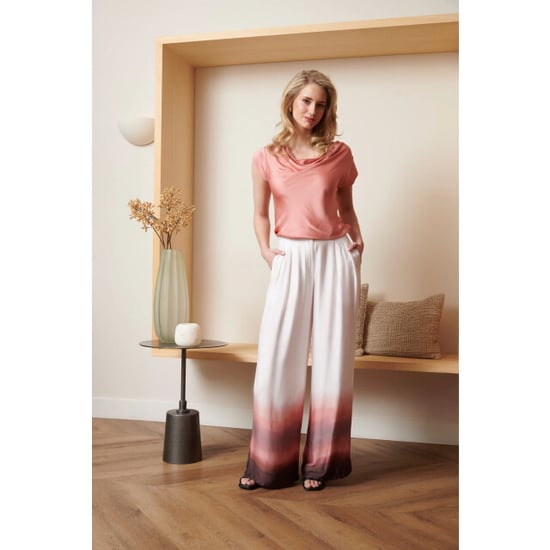 Smashed Lemon 25018 wide leg broekvintage mauve ombre | - Image 3