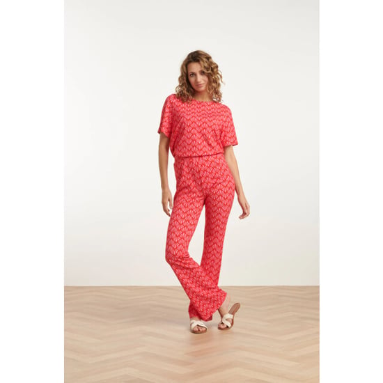 Smashed Lemon 25041 flared leggings met schelpenprint | - Image 3