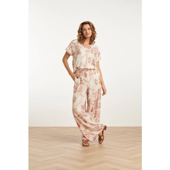 Smashed Lemon 25044 flowy aztec print broeknude tinten | - Image 1