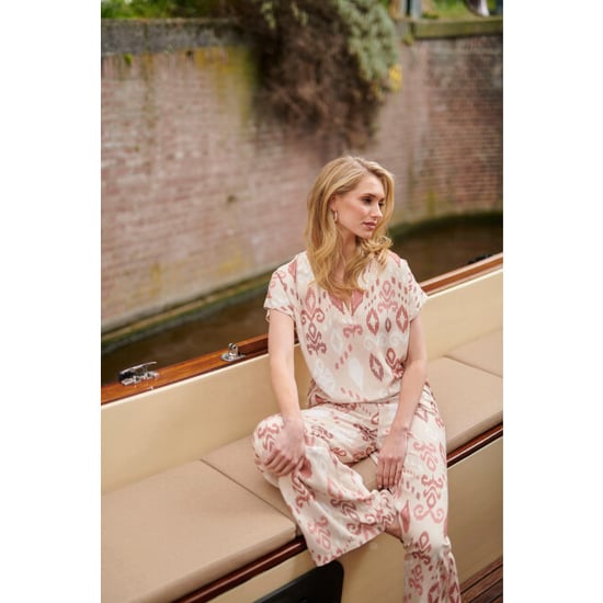 Smashed Lemon 25044 flowy aztec print broeknude tinten | - Image 4