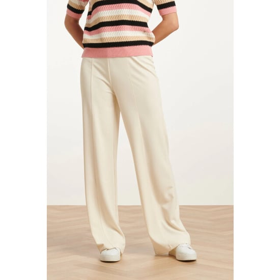 Smashed Lemon 25140 wide straight leg stretch broek | - Image 3