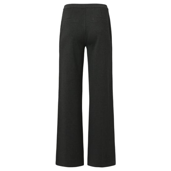 Smashed Lemon Damesstretch broek met wijde pijpen | - Image 4
