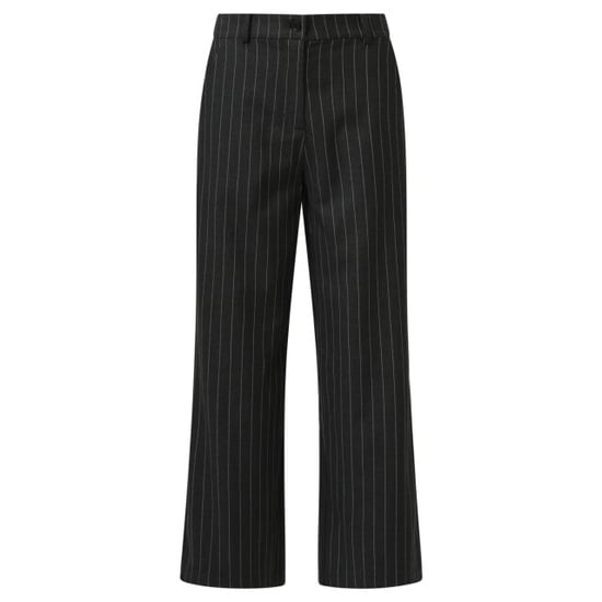 Smashed Lemon Grijs en wit pinstriped broek | - Image 4