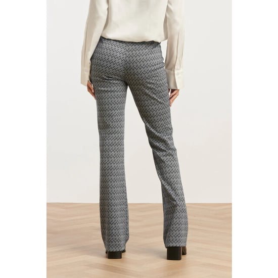 Smashed Lemon Navy en witte geometrische broek | - Image 5