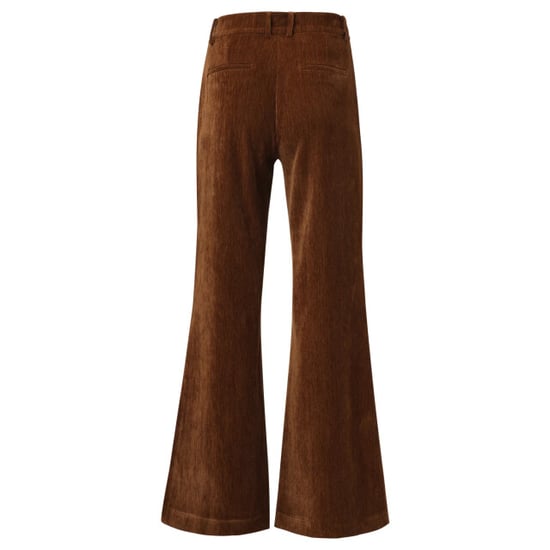 Smashed Lemon Retro chic bruine flared broek | - Image 3