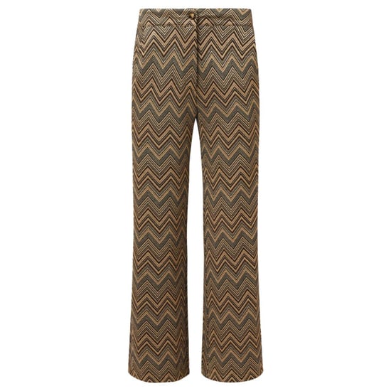 Smashed Lemon Zand en gouden broek met zigzagprint | - Image 5
