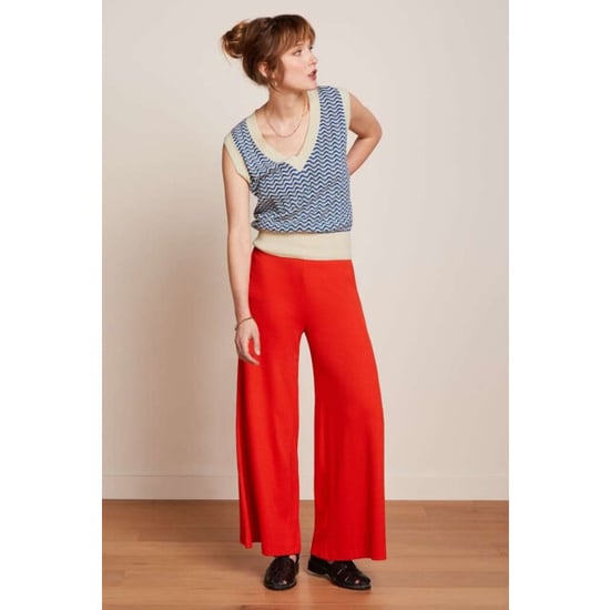 King Louie Border palazzo cropped pants milano crepe - Image 3