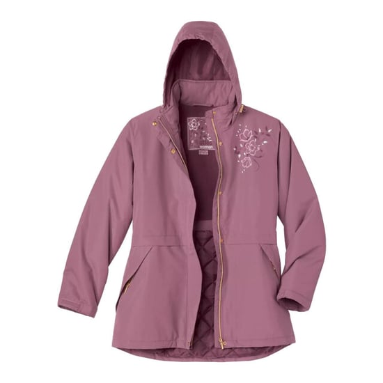 Atlas for Women Dames waterafstotende parka met capuchon - Image 1
