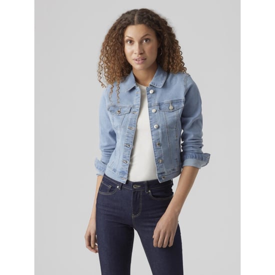 Vero Moda Vmluna ls slim dnm jacket mix ga no blue denim - Image 1
