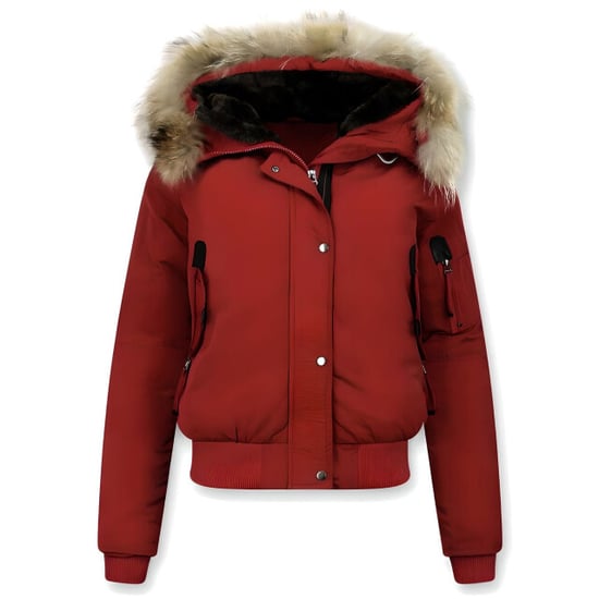 Gentile Bellini Korte winterjas met grote bontkraag - Image 1