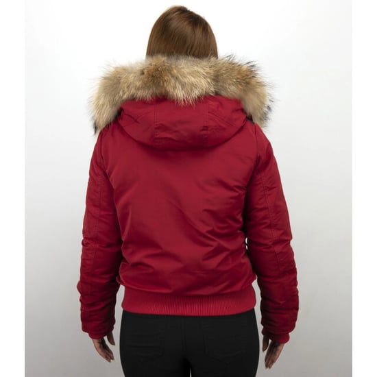 Gentile Bellini Korte winterjas met grote bontkraag - Image 6
