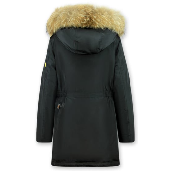 Gentile Bellini Lange parka winterjas met bontkraag - Image 2