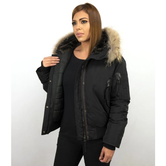 Gentile Bellini Korte winterjas met bontkraag - Image 6