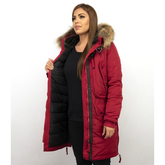Gentile Bellini Winterjas parka met bontkraag - Image 3