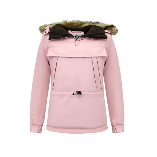 Matogla Anorak winterjas met bontkraag pink - Image 4