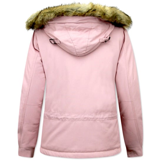 Matogla Anorak winterjas met bontkraag pink - Image 6