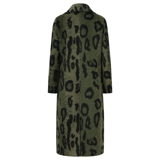 Smashed Lemon Dierenprint jas in army met zwart | - Image 3