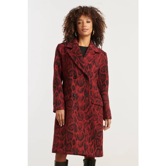 Smashed Lemon Dierenprint jas in rood met zwart | - Image 1