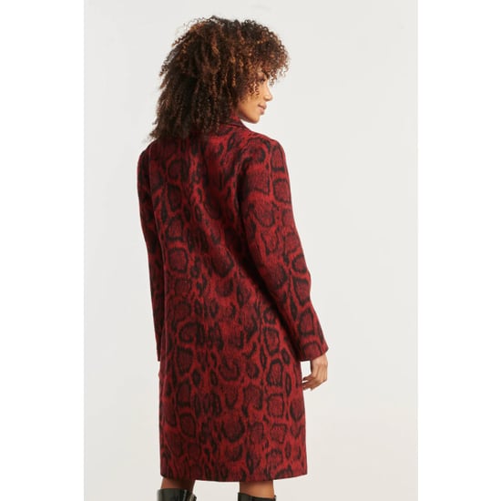 Smashed Lemon Dierenprint jas in rood met zwart | - Image 4
