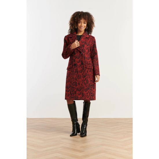 Smashed Lemon Dierenprint jas in rood met zwart | - Image 5