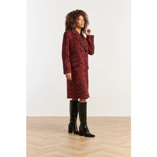 Smashed Lemon Dierenprint jas in rood met zwart | - Image 6