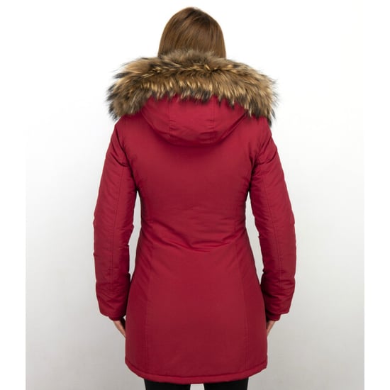 TheBrand Parka jas slim fit met bontkraag - Image 5