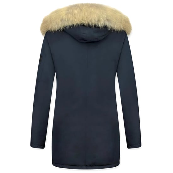 TheBrand Lange parka jas met bontkraag - Image 4