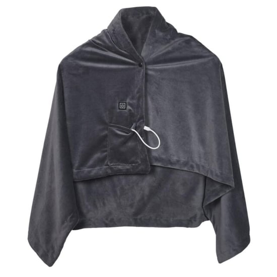 Casa di Elturo Usb verwarmde poncho – usb verwarmde poncho warmte deken 2-in-1 zachte - Image 1