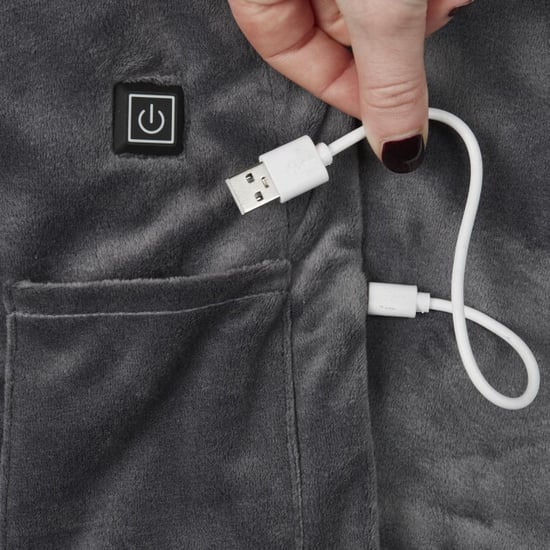 Casa di Elturo Usb verwarmde poncho – usb verwarmde poncho warmte deken 2-in-1 zachte - Image 4