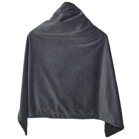Casa di Elturo Usb verwarmde poncho – usb verwarmde poncho warmte deken 2-in-1 zachte - Image 5