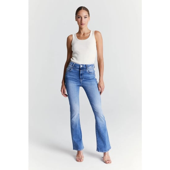 Cup of Joe Matilda dames flare jeans medium blue - Image 1