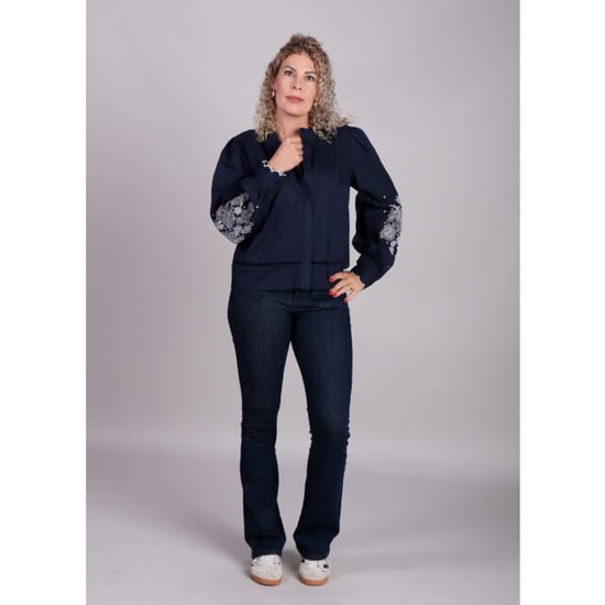 Homage to Denim Donker flared jeans zakken jane - Image 4