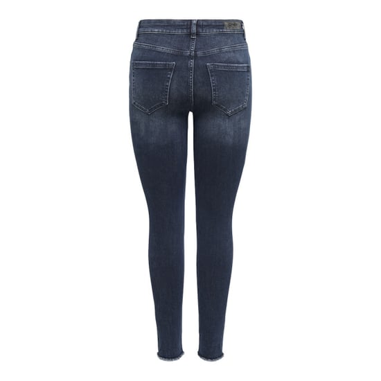 Only Onlblush life mid sk ank raw rea409 blue denim - Image 4