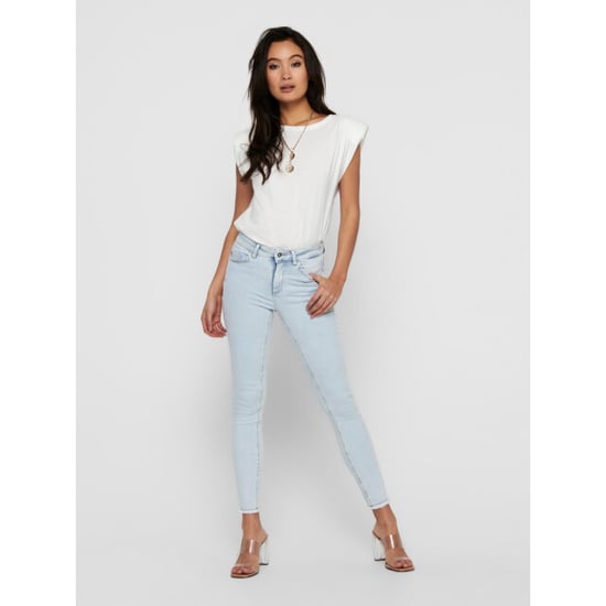 Only Onlblush life mid sk raw ak rea298 blue denim - Image 2