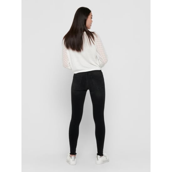 Only Onlblush life midsk ankraw rea1099. black denim - Image 3