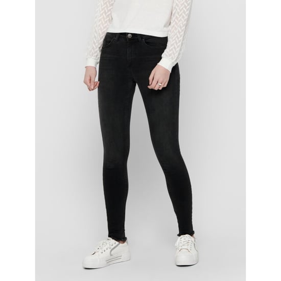 Only Onlblush life midsk ankraw rea1099. black denim - Image 4