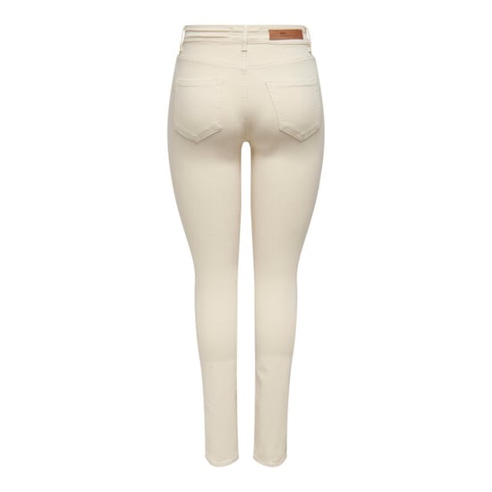 Only Onlblush mid slim long slit pant pn ecru - Image 2