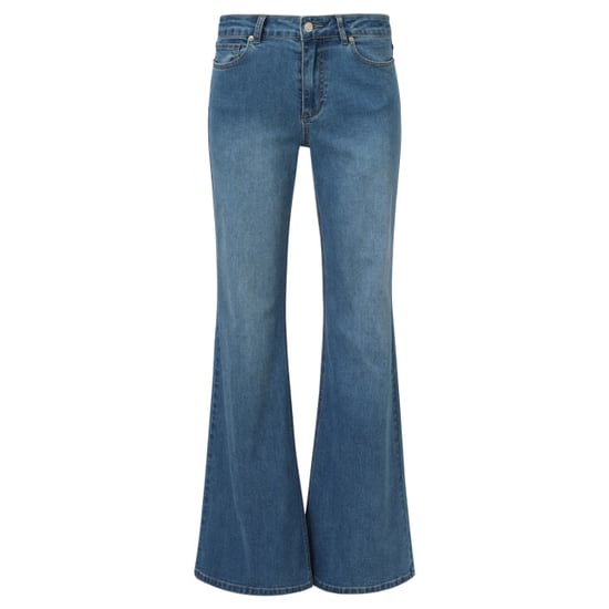 Smashed Lemon Mediumblauwe flared jeans | - Image 2
