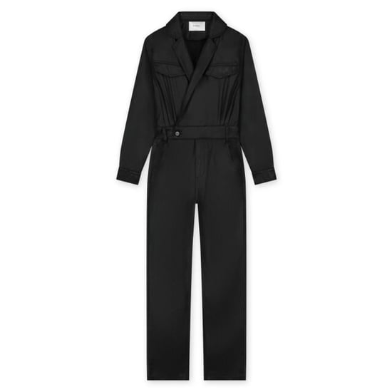 Homage to Denim E flowy coated cross over jumpsuit - Image 3