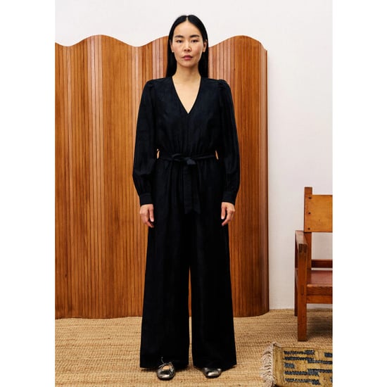 FRNCH Cardamom jumpsuit strikceintuur en pofmouw - Image 1