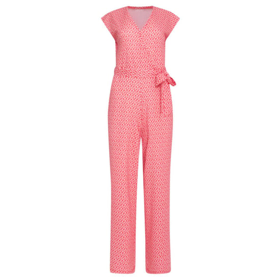 Smashed Lemon 24178 jumpsuitwikkelontwerp met bloemenprint | - Image 6