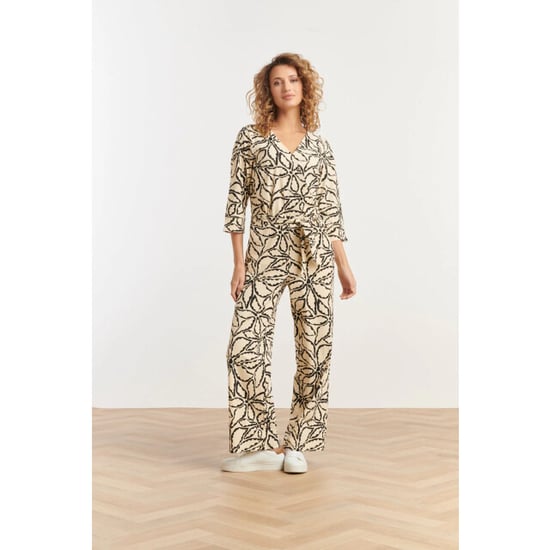 Smashed Lemon 25241 jumpsuit met e bloemenprinttravel kwaliteit | - Image 2