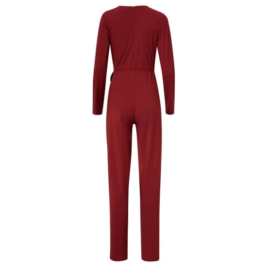 Smashed Lemon Jumpsuit met ronde hals in travelkwaliteit | - Image 2