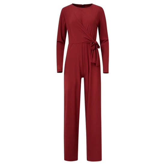 Smashed Lemon Jumpsuit met ronde hals in travelkwaliteit | - Image 3