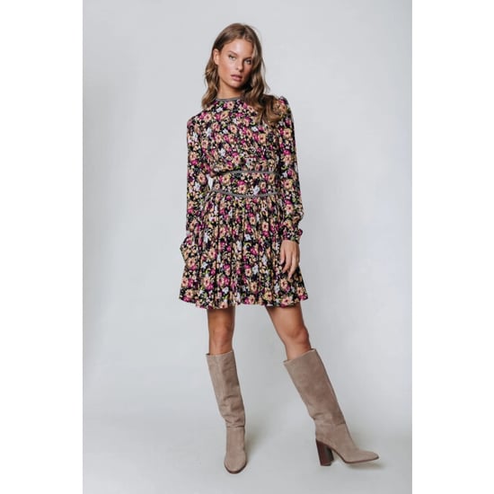Colourful Rebel Grace flower beads mini dress dessin - Image 1