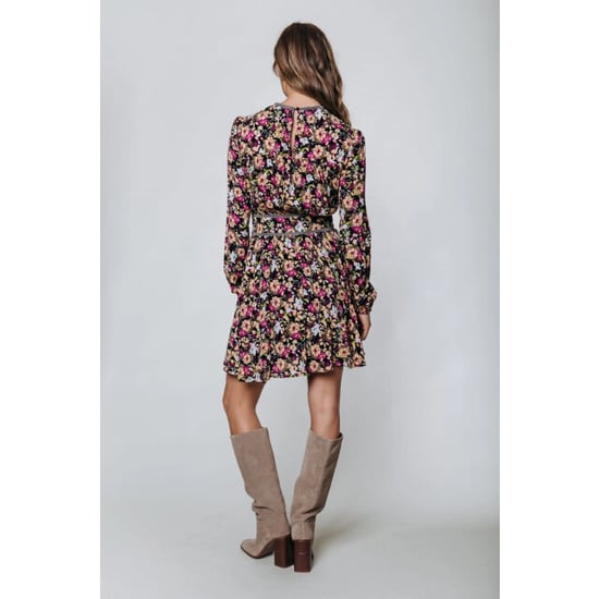 Colourful Rebel Grace flower beads mini dress dessin - Image 2