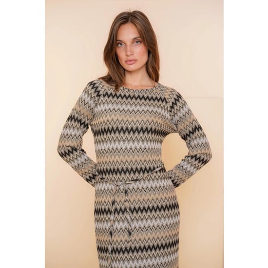Geisha 47610-20 dress sand/black - Image 2