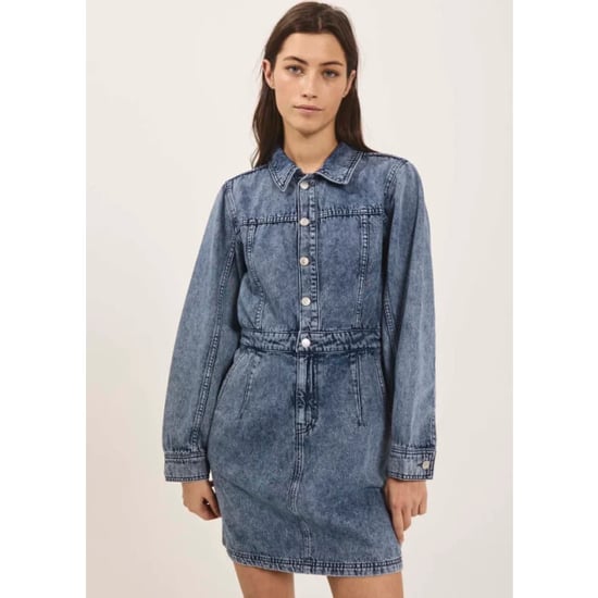 Norr Cara denim dress light blue - - Image 1
